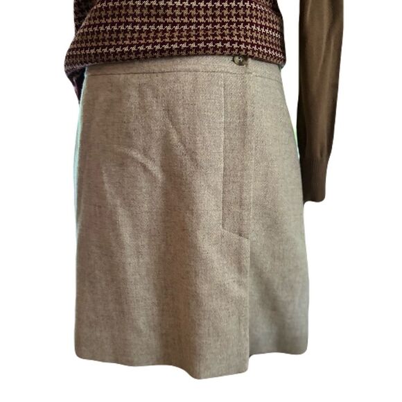 Jones New York Stone-Colored Wool Blend A-Line Skirt | Size 4 | EUC - Picture 5 of 8